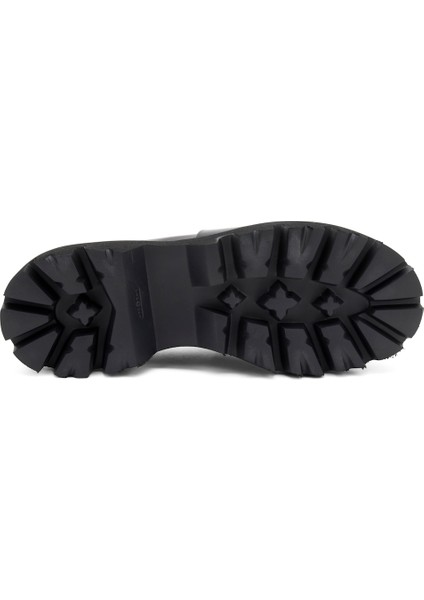 Kadın Oxford/Ayakkabı 85L2 Frau Seta Chunky Mocassin Nero