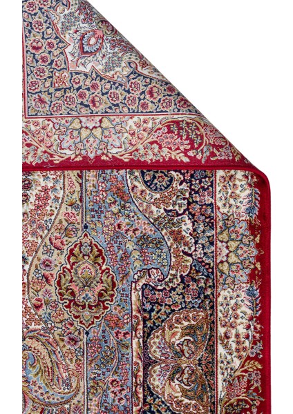 Isfahan Isf 02 Redklasik Desenli Yumuşak Dokulu Yüksek Kalite 150 Tarak Sık Dokuma Ipek Halı fiyatları
