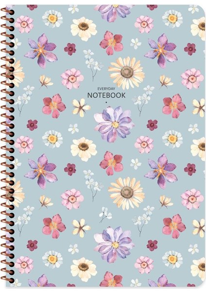 s Keskin A4 80 Yp.kar. Karton Kp.spr.çiçek Defter