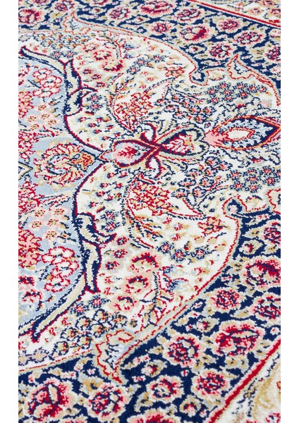Isfahan Isf 02 Cream Klasik Desenli Yumuşak Dokulu Yüksek Kalite 150 Tarak Sık Dokuma Ipek Halı fırsatları