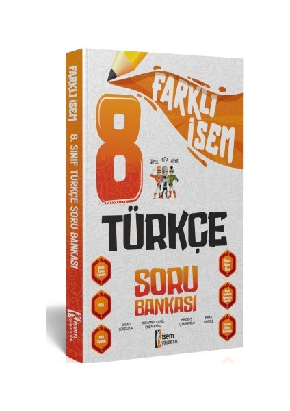 İSEM Yayıncılık 2024 Farklı 8. Sınıf Türkçe Soru Bankası