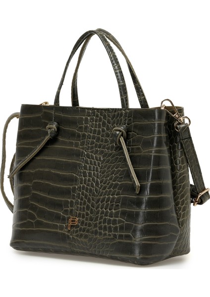 Krk Bolmelı El 3pr Haki Kadın El Çantası fiyatları