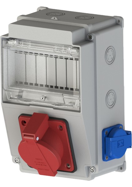 Kombınasyon Panosu 5X16 A 1 Adet On + 1X16 A 2 Adet Yan