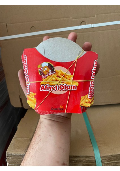 Cips Kutusu 100 adet