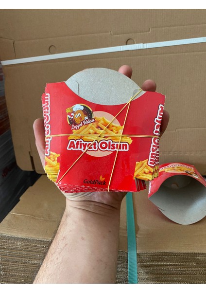 Cips Kutusu 100 adet