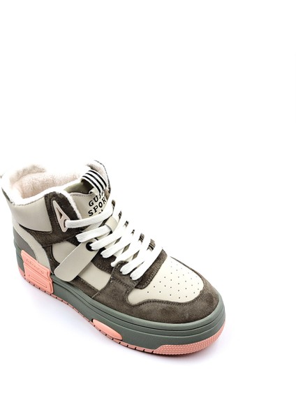 358V Bilekli Vizon Bej Kadın Sneaker Spor Ayakkabı fırsatları