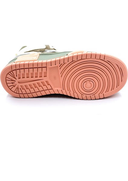 358V Bilekli Vizon Bej Kadın Sneaker Spor Ayakkabı indirimleri