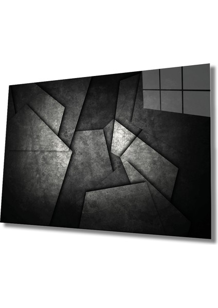 Geometrik Mimari Cam Tablo