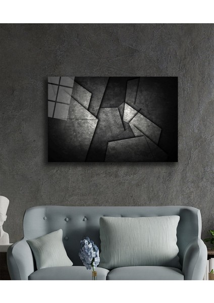 Geometrik Mimari Cam Tablo