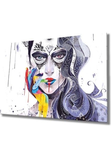 Illüstrasyon Cam Tablo Illustration Art