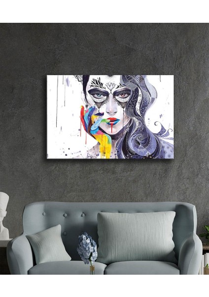 Illüstrasyon Cam Tablo Illustration Art fiyatları