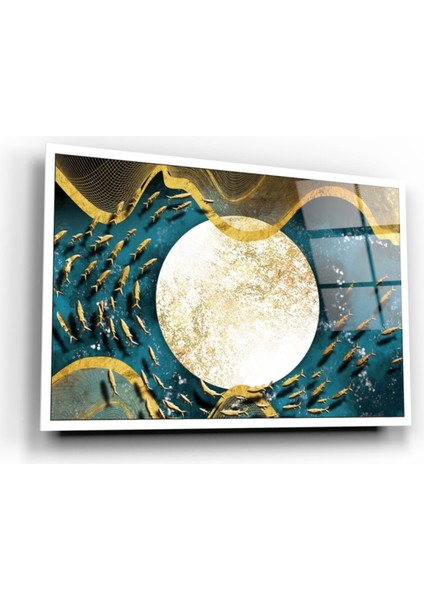 Gold Desenler Cam Tablo