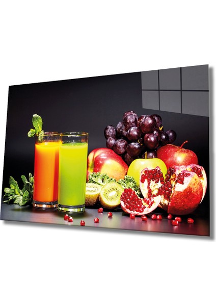 Meyveler Cam Tablo Fruits