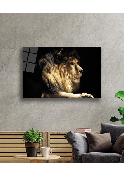 Aslan Cam Tablo