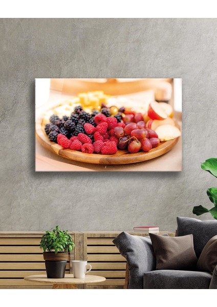 Meyve Tabağı Cam Tablo Fruits