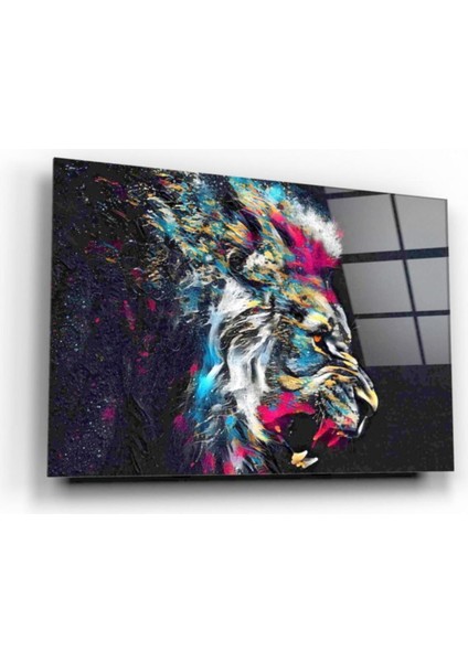 Aslan Cam Tablo