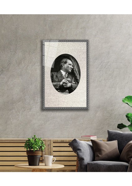 Çerçeveli Atatürk Cam Tablo