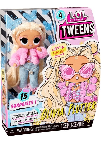 L.o.l. Surprise! Tweens Series 4 Fashion Doll Olivia Flutter - 15 Surprises