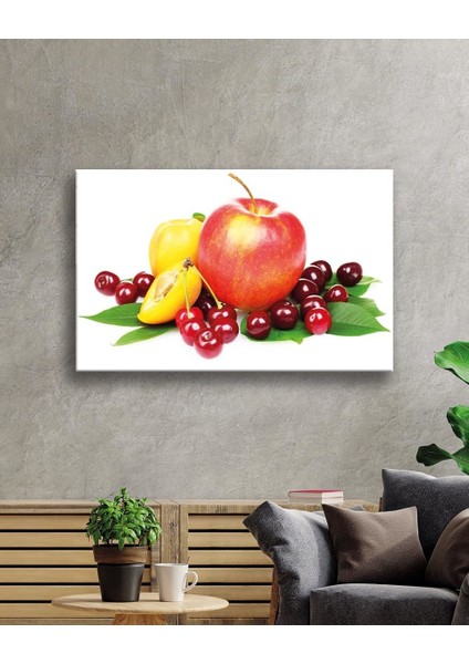 Meyveler Cam Tablo Fruits