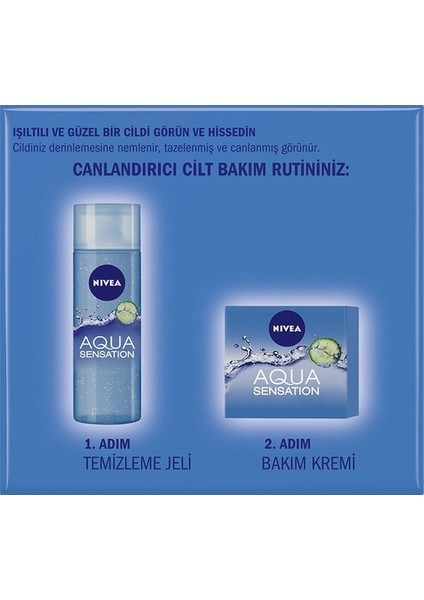 Aqua Sensation Canlandırıcı Bakım Kremi Yüz 50ML