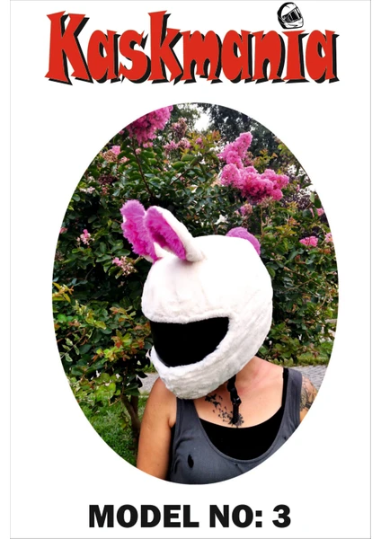 Kask Kılıfı Peluş She Rabbit Kaskmania