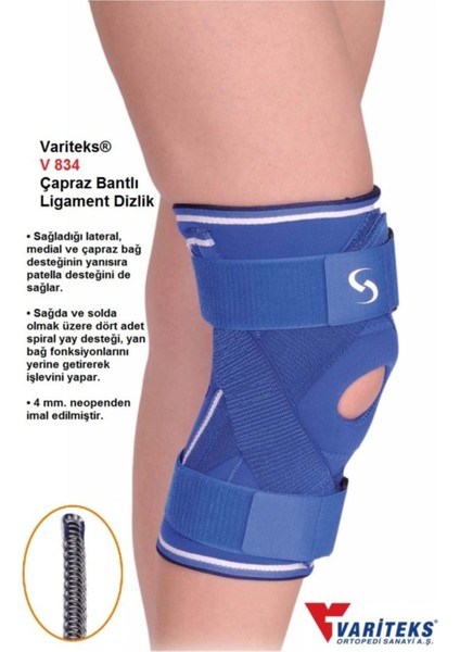 Çapraz Bantlı Ligament Dizlik V 834