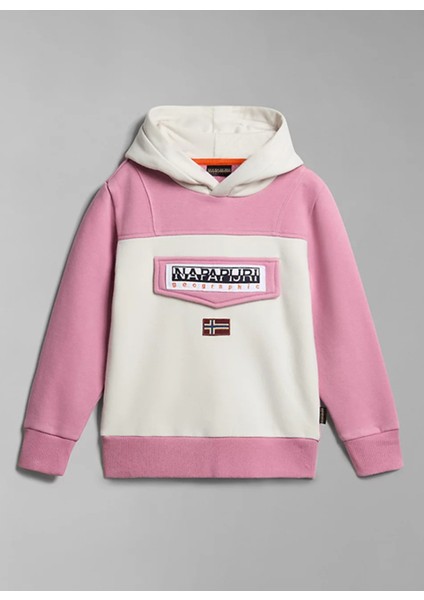 Kız Çocuk Pembe Sweatshırt NP0A4GMMMC01 K Burgee W 2