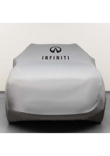 Infiniti QX60 2 L51 (2021-) Kumaş Logolu Oto Branda Penye Örtü Gri fiyatları