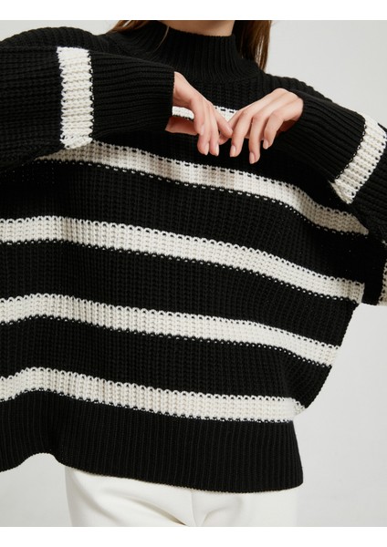 Örgü Kazak Yarım Balıkçı Yaka indirimleri