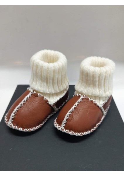 Bebek Deri İlk Adım Ayakkabısı Panduf Patik TG3001