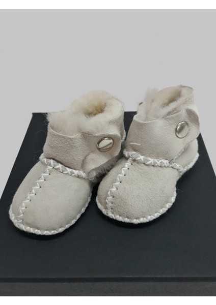 Bebek Deri Çift Çıtçıtlı Bebek İlk Adım Ayakkabısı Patiği NG3026 modelleri