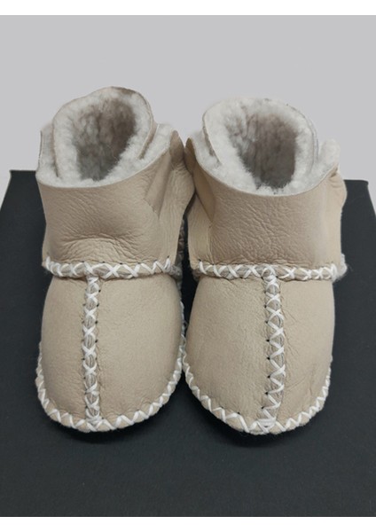 Bebek Deri Çift Cırtlı Bebek İlk Adım Ayakkabısı Patiği NG3027 modelleri
