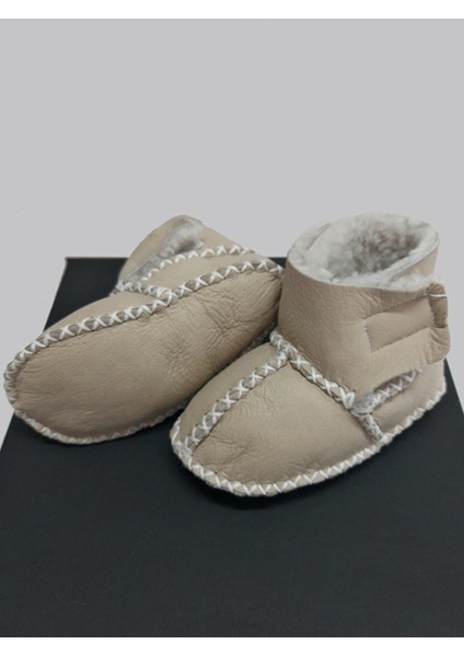Bebek Deri Çift Cırtlı Bebek İlk Adım Ayakkabısı Patiği NG3027 fırsatları