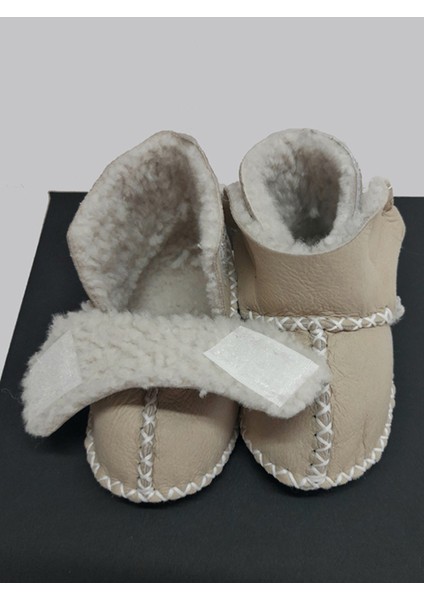 Bebek Deri Çift Cırtlı Bebek İlk Adım Ayakkabısı Patiği NG3027 indirimleri