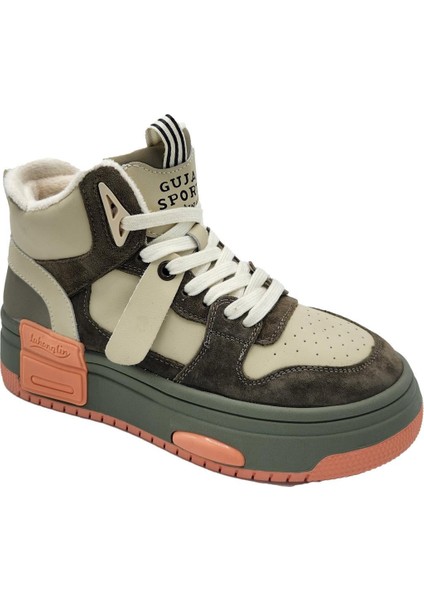 23K358-1 Yeşil Kadın Sneaker