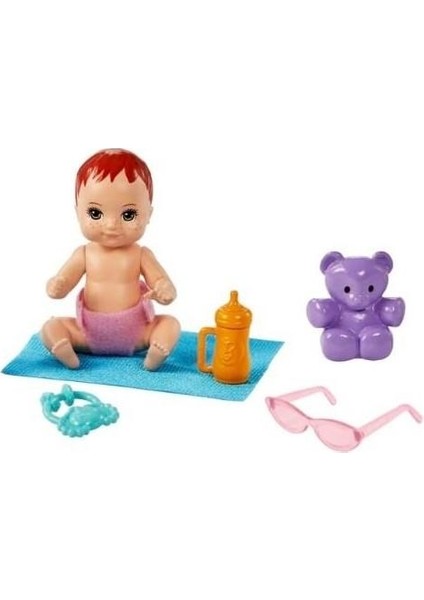 CLZ505 Mattel Barbie Bebek Bakıcılığı Oyun Seti Lisanslı Ürün -GXT34