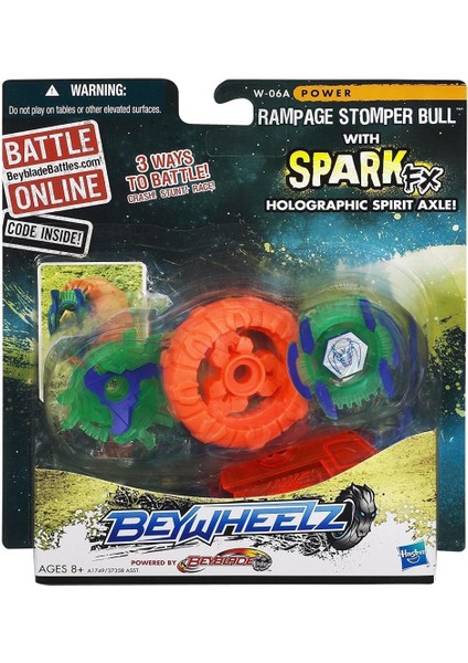 CLZ505 Hasbro Beywheelz W-06 A Rampage Stomper Bull Battler modelleri