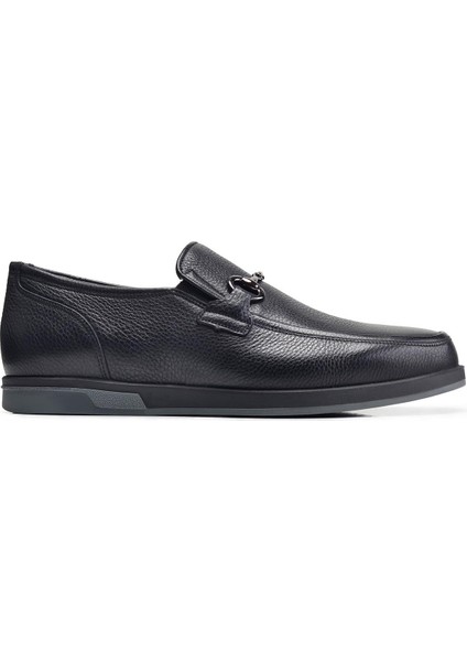 Siyah Günlük Loafer Erkek Ayakkabı -46331-