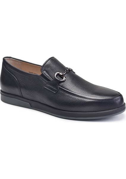Siyah Günlük Loafer Erkek Ayakkabı -46331-