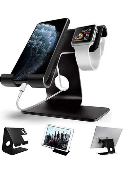 Metal Masa Üstü Telefon Tablet Akıllı Saat Tutucu Standı Telefon Tablet Standı fiyatları