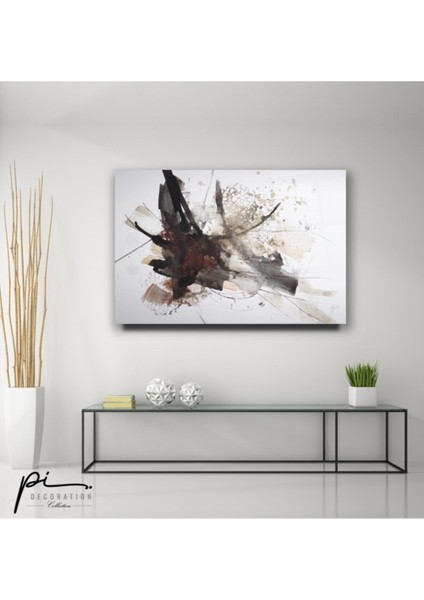 Soyut Desenler Cam Tablo