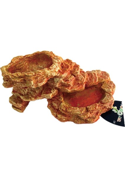 Kaplumbağa Gecko Sürüngen Vivaryum Besleme Kabı Için Reçine Besleme Kasesi - #5, 19 x 12 x 9cm (Yurt Dışından)