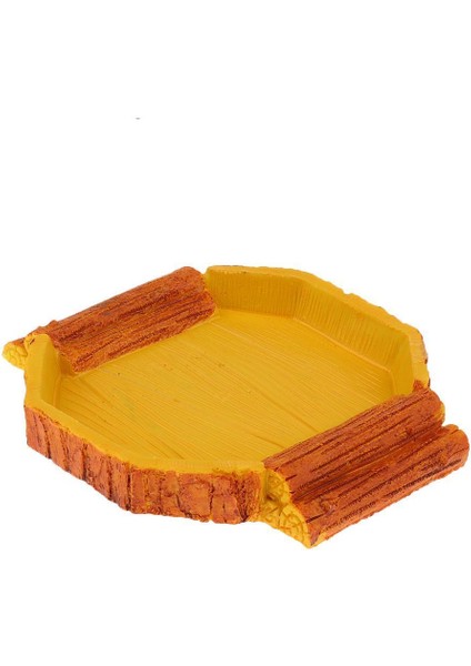 Gıda Suşık Kase Besleyici Tepsi Teraryum Dekor Sürüngen Kaplumbağa Kaplumbağa Yılan 16X15X2.5 cm (Yurt Dışından) fiyatları