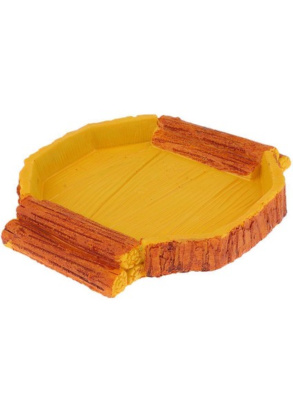 Gıda Suşık Kase Besleyici Tepsi Teraryum Dekor Sürüngen Kaplumbağa Kaplumbağa Yılan 16X15X2.5 cm (Yurt Dışından) modelleri