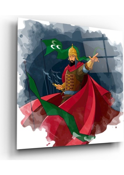 Fatih Sultan Mehmet Cam Tablo