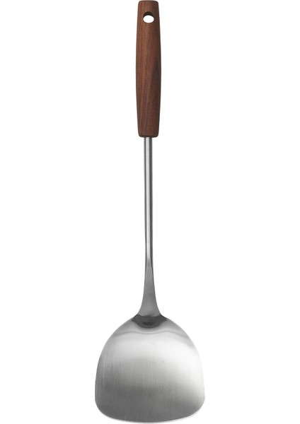 Spatula, Paslanmaz Çelik-Ceviz, 37 Cm, Slıtstark