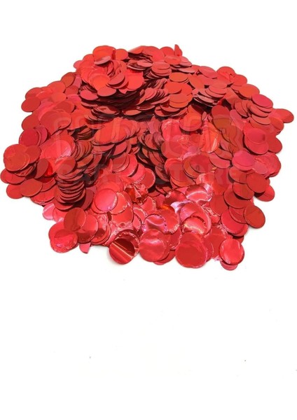 1 Paket Kırmızı Balon Pulu Kırmızı Balon Içi Pul Konfetisi 10 Gram Konfetili Şeffaf Balon Pulu