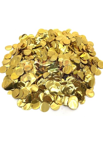 1 Paket Gold Balon Pulu Altın Balon Içi Pul Konfetisi 10 Gram Konfetili Şeffaf Balon Pulu