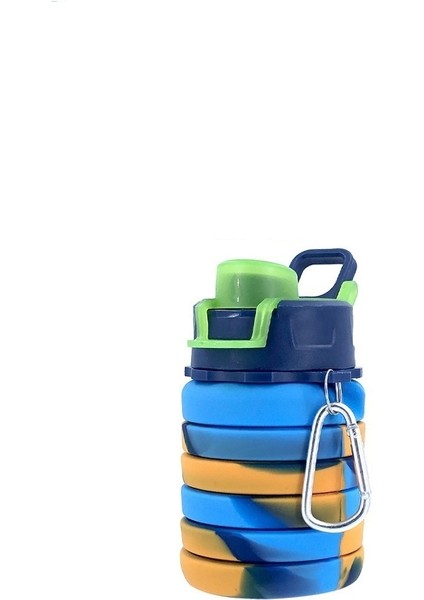 500ML Katlanır Su Bardağı Yüksek Sıcaklığa Dayanıklı Spor Su Şişesi (Yurt Dışından)