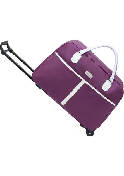 Arabası Çantası Kadın Büyük Kapasiteli Arabası Çantası Hafif Seyahat Çantası Seyahat Çantası Çanta Sürükle Çanta Bagaj Çantası Okul Çantası (Yurt Dışından)